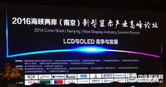 2016海峽兩岸(南京)新型顯示產業高峰論壇成功舉辦